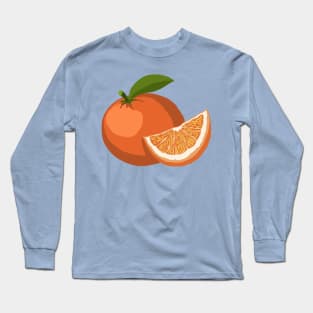 orange slice Long Sleeve T-Shirt